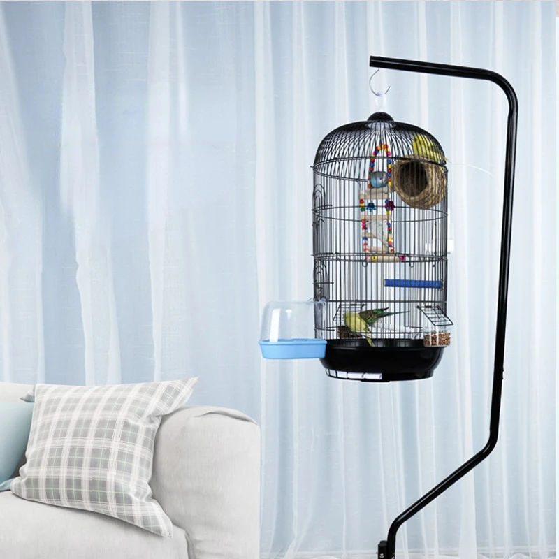 

Large Budgie Canary Bird Cages Outdoor Breeding Bird Cages Black Park Metal Vogelhuisjes Voor Buiten Birdhouse Outdoor WZ50BC