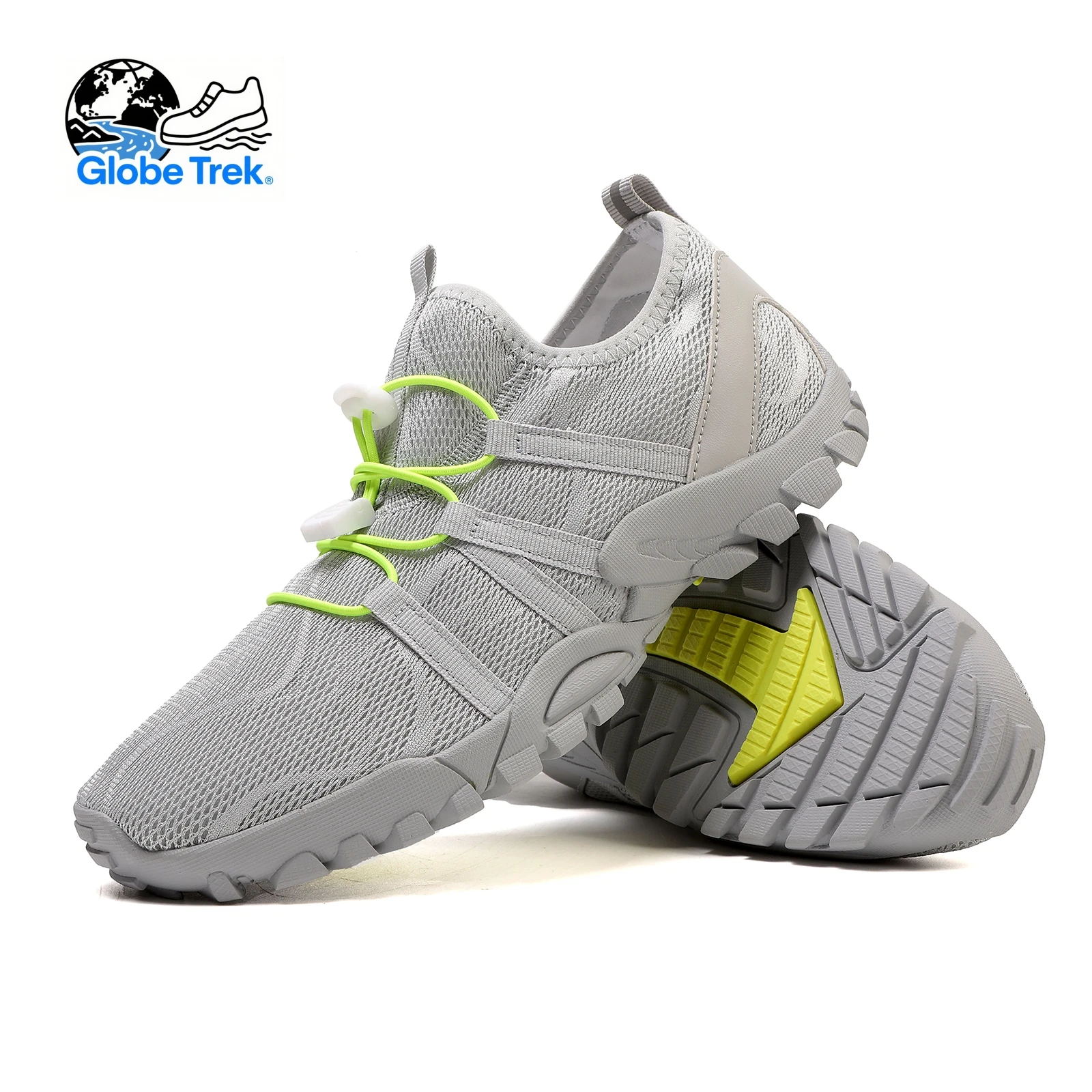 

Breathable Low Top Casual Sneakers for Woman and Man Elastic Closure Lightweight Fabric Upper & Rubber Sole for Outdoor Footwear