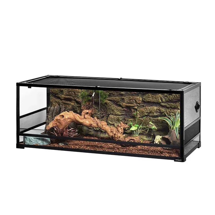 64 Gal 242 L Reptile Enclosures Chameleon Cage Bearded Dragon Terrarium Reptil