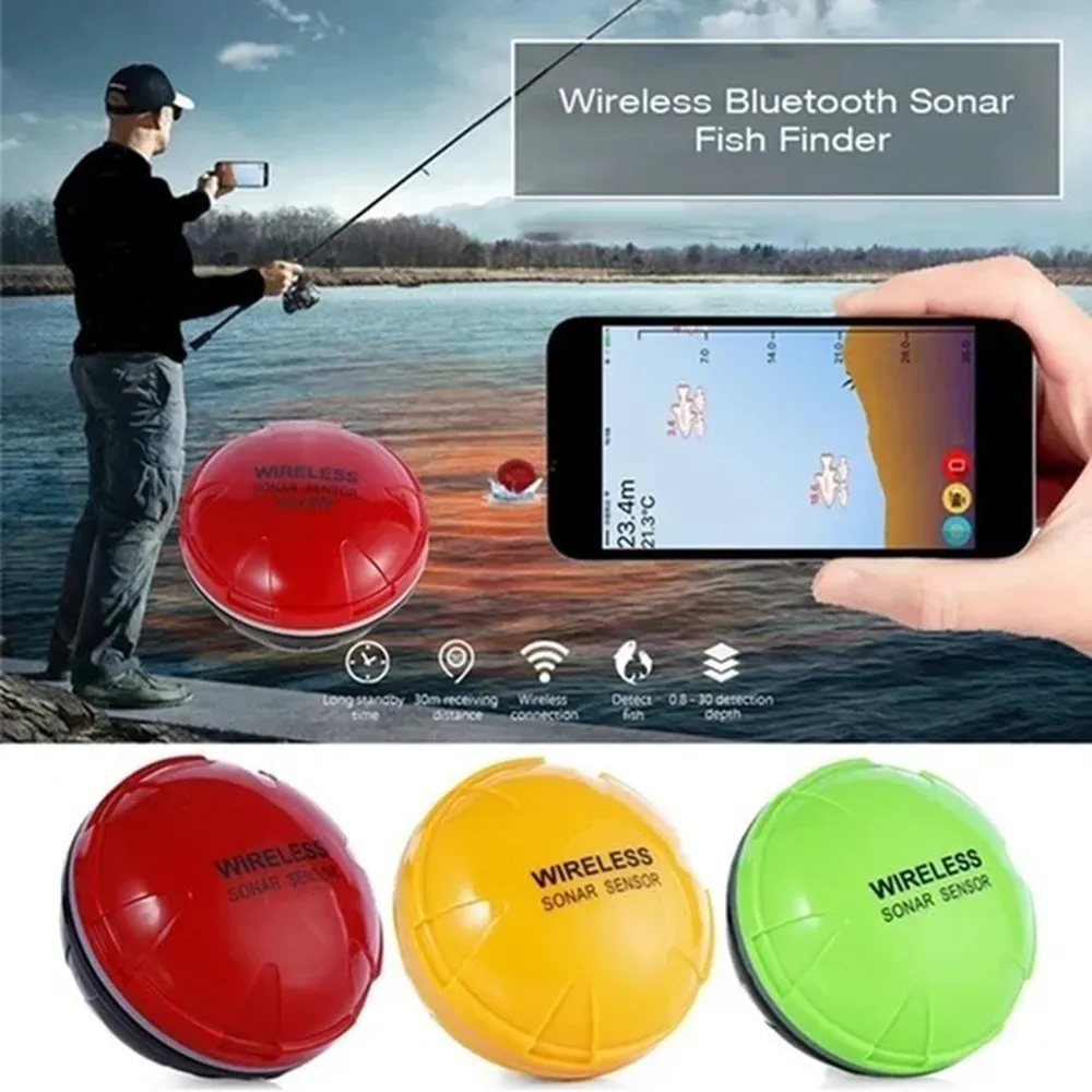 Free Shipping Brand New Smart Phone Fish Finder Sonar Bluetooth Intelligent Fish Finder Android & Ios Fish Visual Fishing