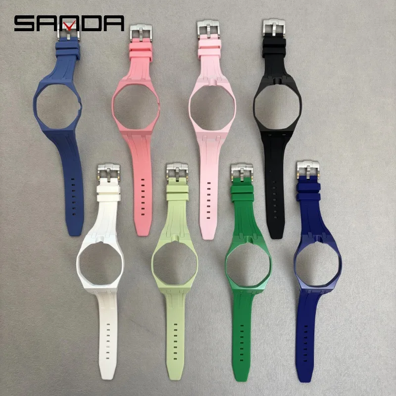 New for AP Oak Swatch joint Swatch pocket watch integrated case alloy watch buckle silicone wristband