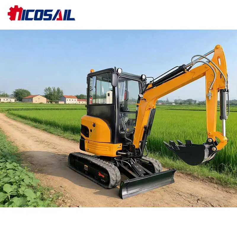 รถขุดขนาดเล็ก ทนทาน กะทัดรัด - แบบตีนตะขาบ, มาตรฐาน EPA/EUR5 สำหรับฟาร์มขนาดเล็ก สวนผลไม้ และงานก่อสร้างที่อยู่อาศัย