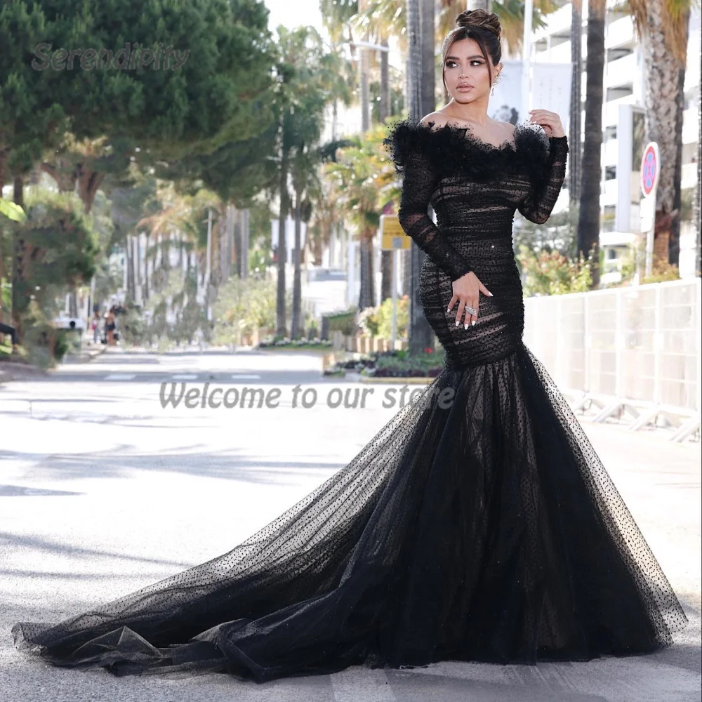 

Serendipity Floor-Length Mermaid Noble Evening Dress فساتين سهرة Lace Embellished Bodice Cocktail Prom Gown For Sexy Women 2024