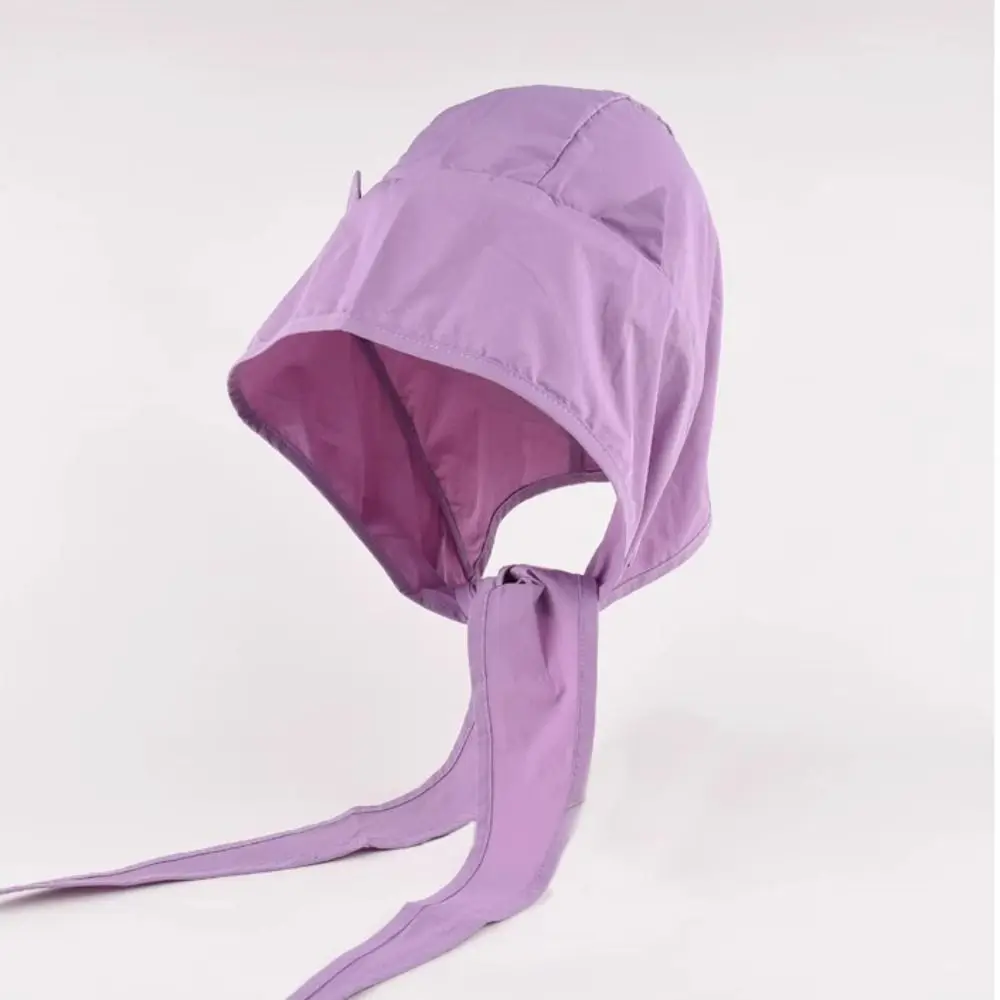 Fashion Little Devil Lace-up Pullover Hat Y2K Funny Shawl Hat Quick-drying Solid Color Ear protection Scarf Cap for Women Girls