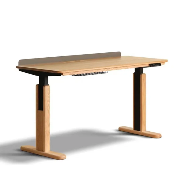 

Стол из массива дерева, простой современный электрический подъемный стол для дома