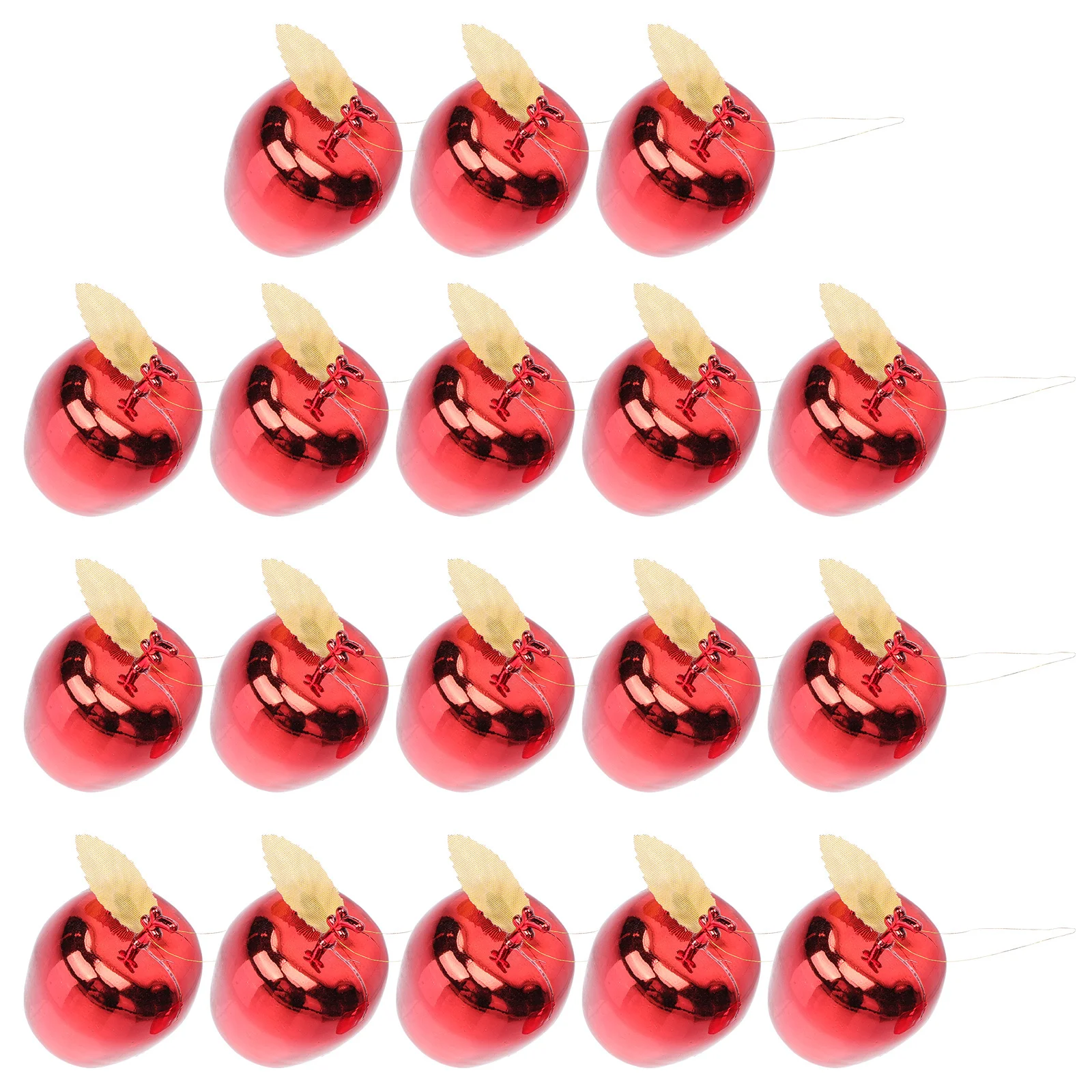 

24Pcs Christmas Apple Pendants Simulation Hanging Ornaments Tree Decor Xmas Decoration Home Decor Hanging Apples