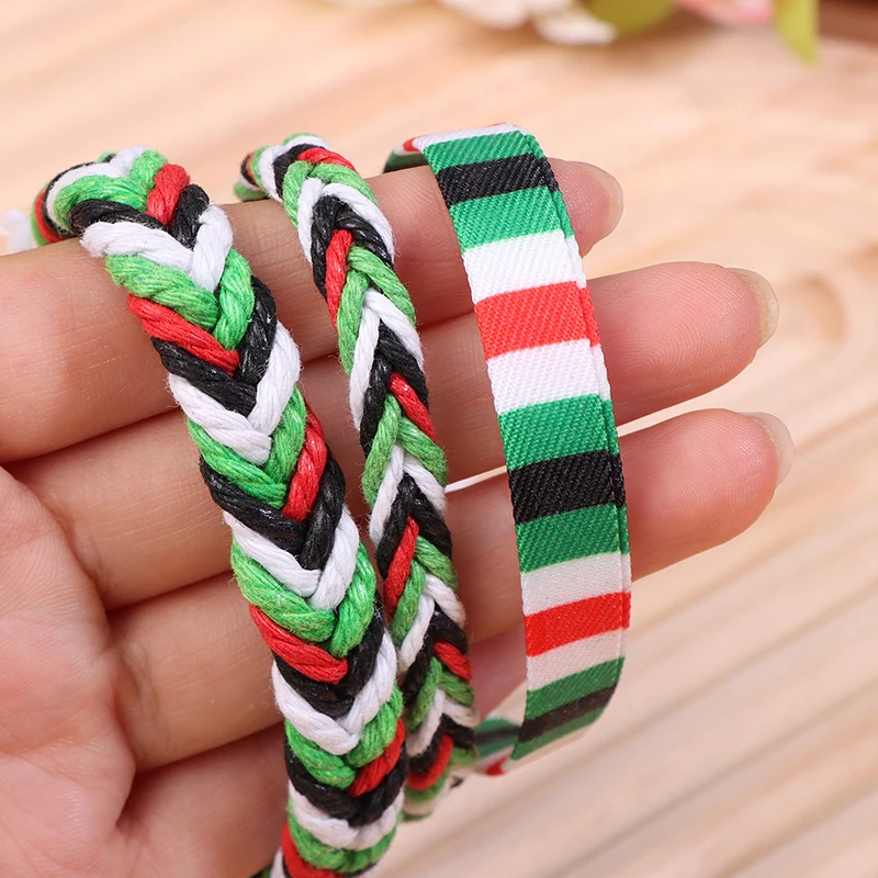 Fashion Weave Bracelet Patterns Multicolor Hand Rope Handband Ethnic Jewelry Gift