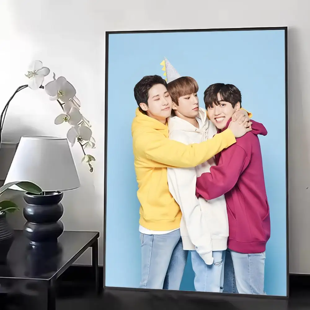 Kpop Group B-b1A4 Poster Chic Aesthetic Self-Stick Wall Poster Bedroom & Dorm Room Decor - view 5