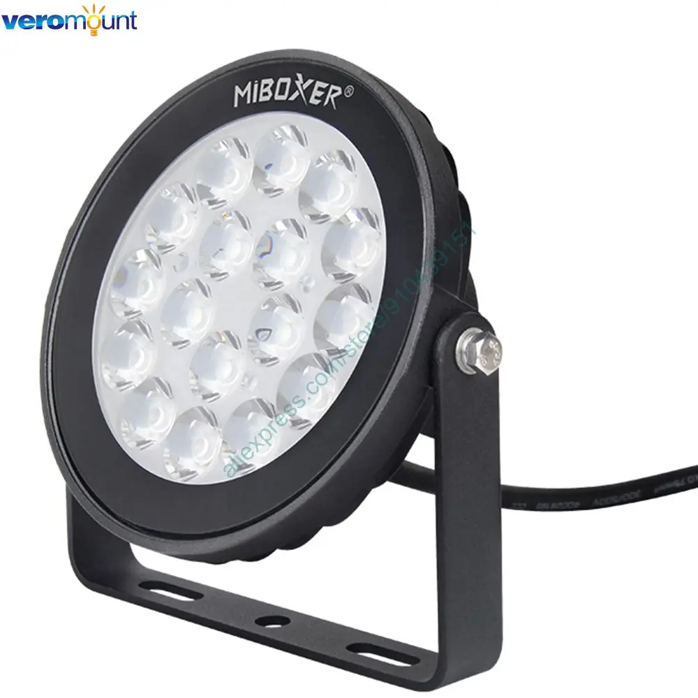 MiBoxer FUTC02 9W RGB + CCT luz LED inteligente para jardín AC110V 220V IP65 iluminación exterior impermeable 2,4G RF Control remoto por voz WiFi