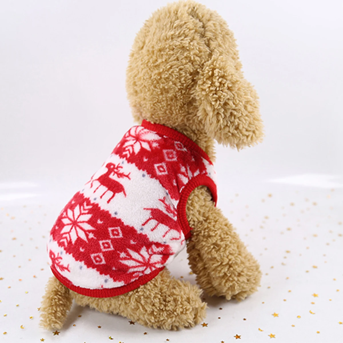 

Christmas Dog Outfits Four Legged Clothes Fashion Deer Design Pet Party Costume Comfortable Textured Dog Clothes
