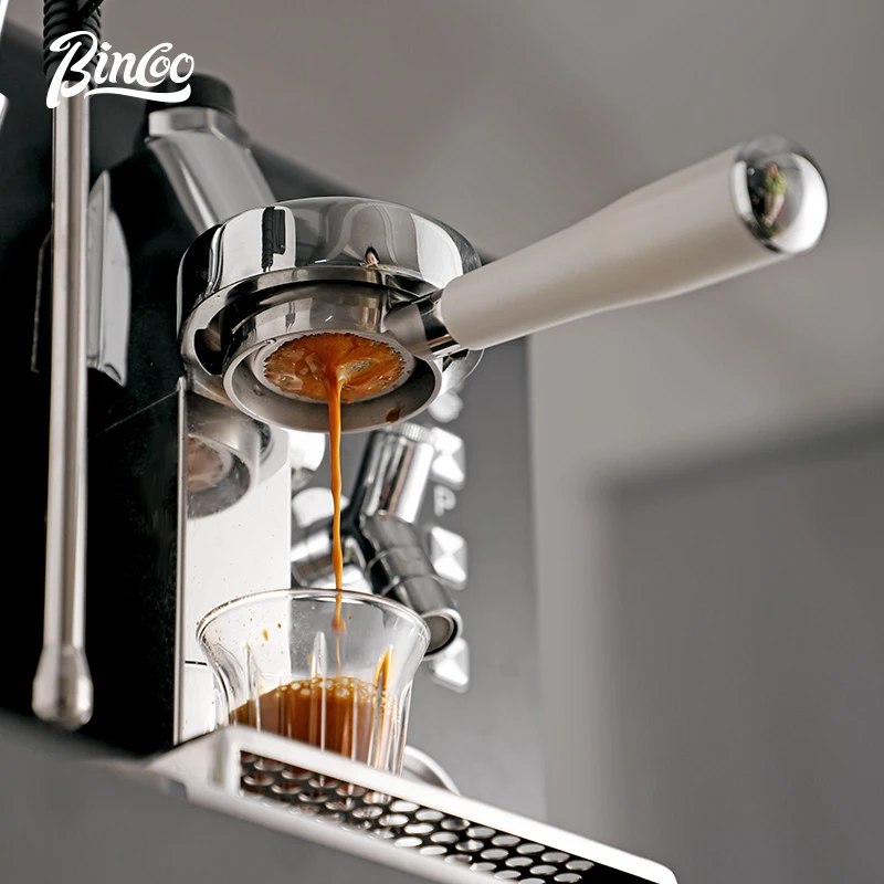 Bincoo Espresso Machine Bottomless Handle Stainless Steel Binaural Three Ears 51/58mm Accessories