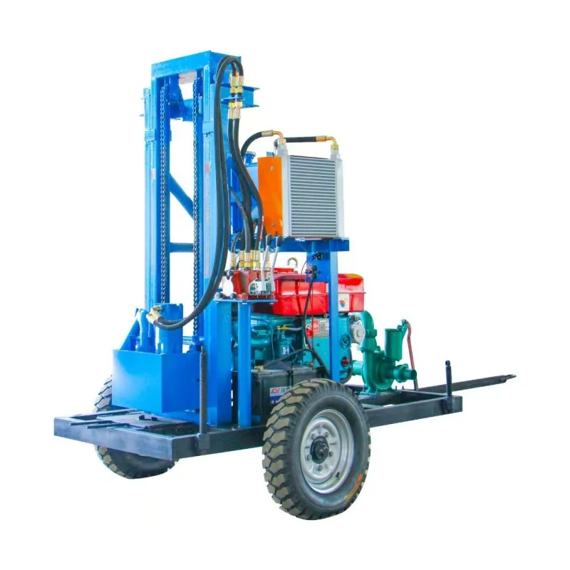 آلة حفر آبار المياه الصغيرة 150 متر بئر صغير مع هيكل زاحف لحفر آبار المياه #2