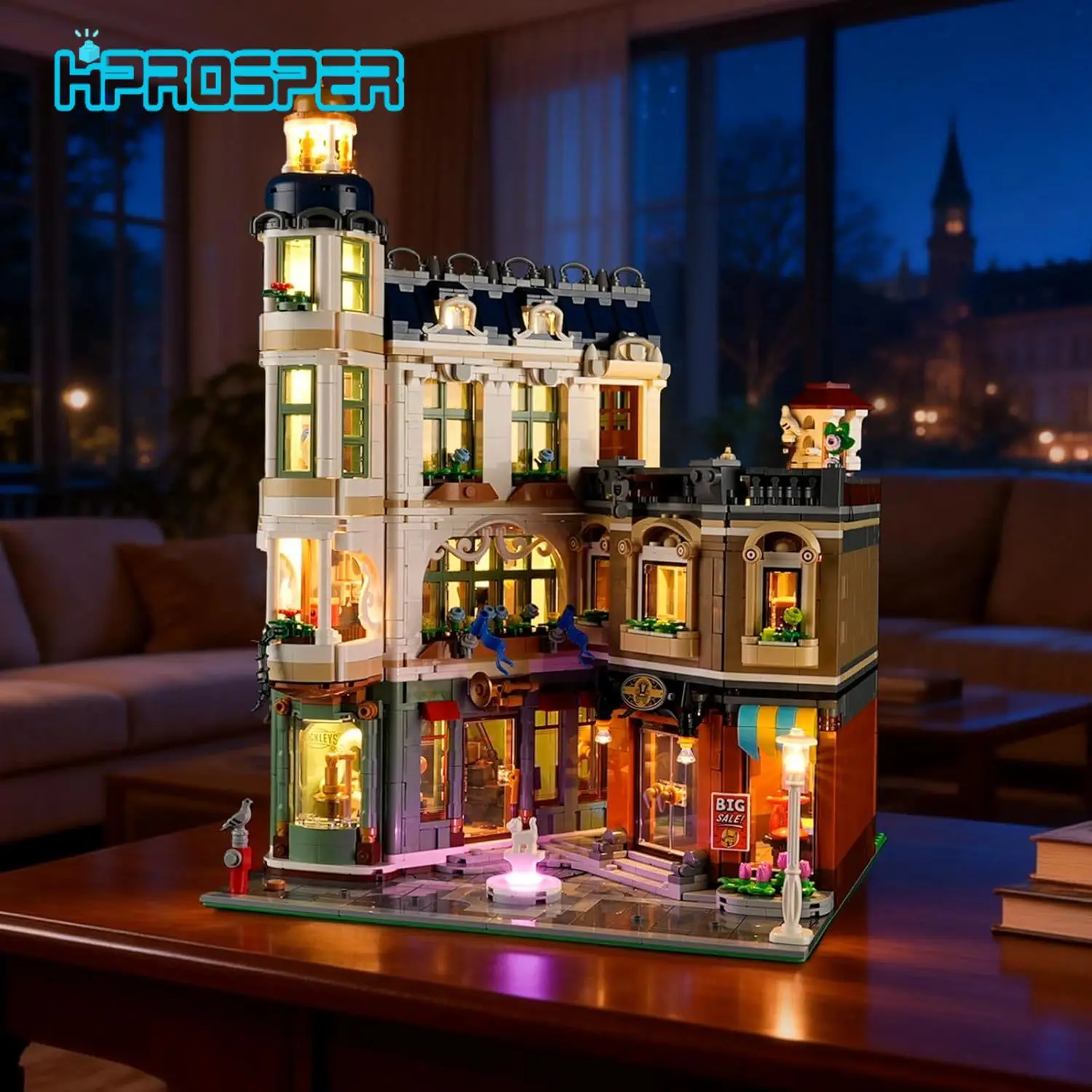 

Светодиодный светильник HPROSPER 5V (без модели) для 11371 Icons Shopping Street, декоративные светильники с батарейным отсеком