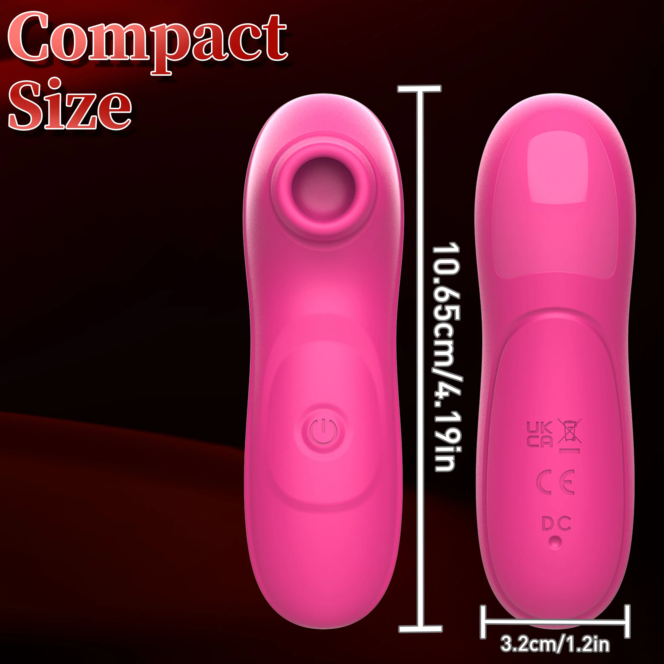 Rose Suction Vibrator Adult Sex Toy, Clitoral Vibrator for Sexual Pleasure, 10 Vibration Modes for Women, Clitoral Nipple Suctio view 6