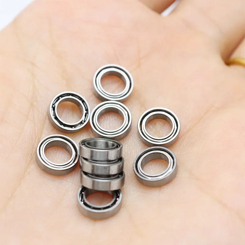 10 Stück Miniaturkugellager 3x7x3 3x8x4 4x8x3 5x8x2 5x10x4 8x22x7 608zz 2Z für Fahrrad RC Auto Spielzeug Hochgeschwindigkeitsstille kleine Lager