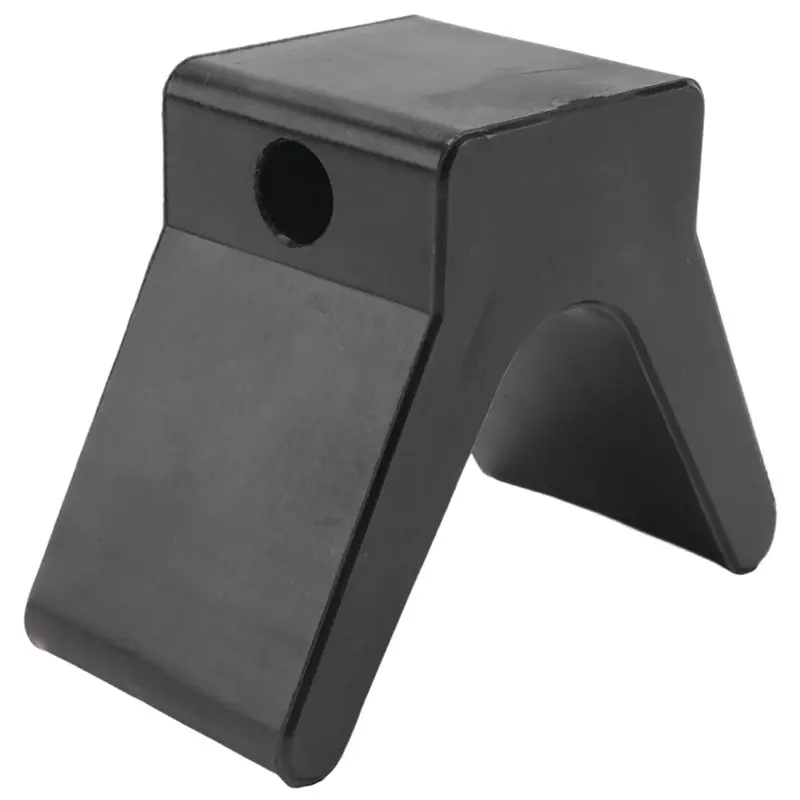 V-Style Boat Trailer Bow Stop Block Trailer Rubber Bow Stop Non Marking Mounting Hole 2 Inch Width 4 Inch V-Span-M54K