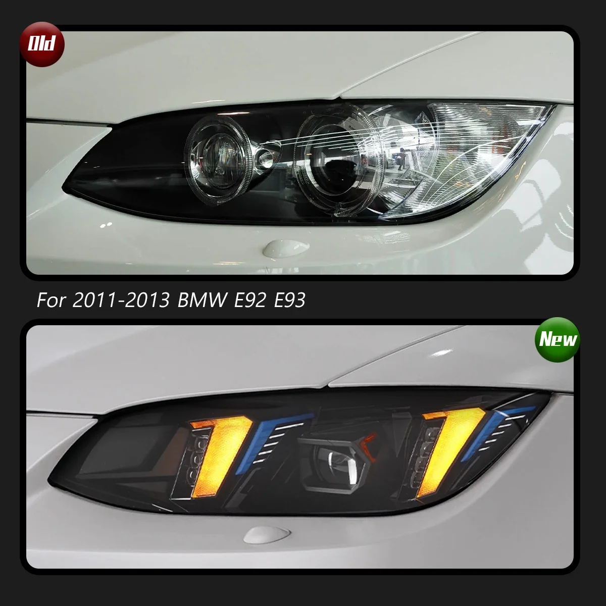 

TYPY новые светодиодные автомобильные фары для BMW E92 E93, фара 2011-2013, сигналы, автоаксессуары, дневные ходовые огни