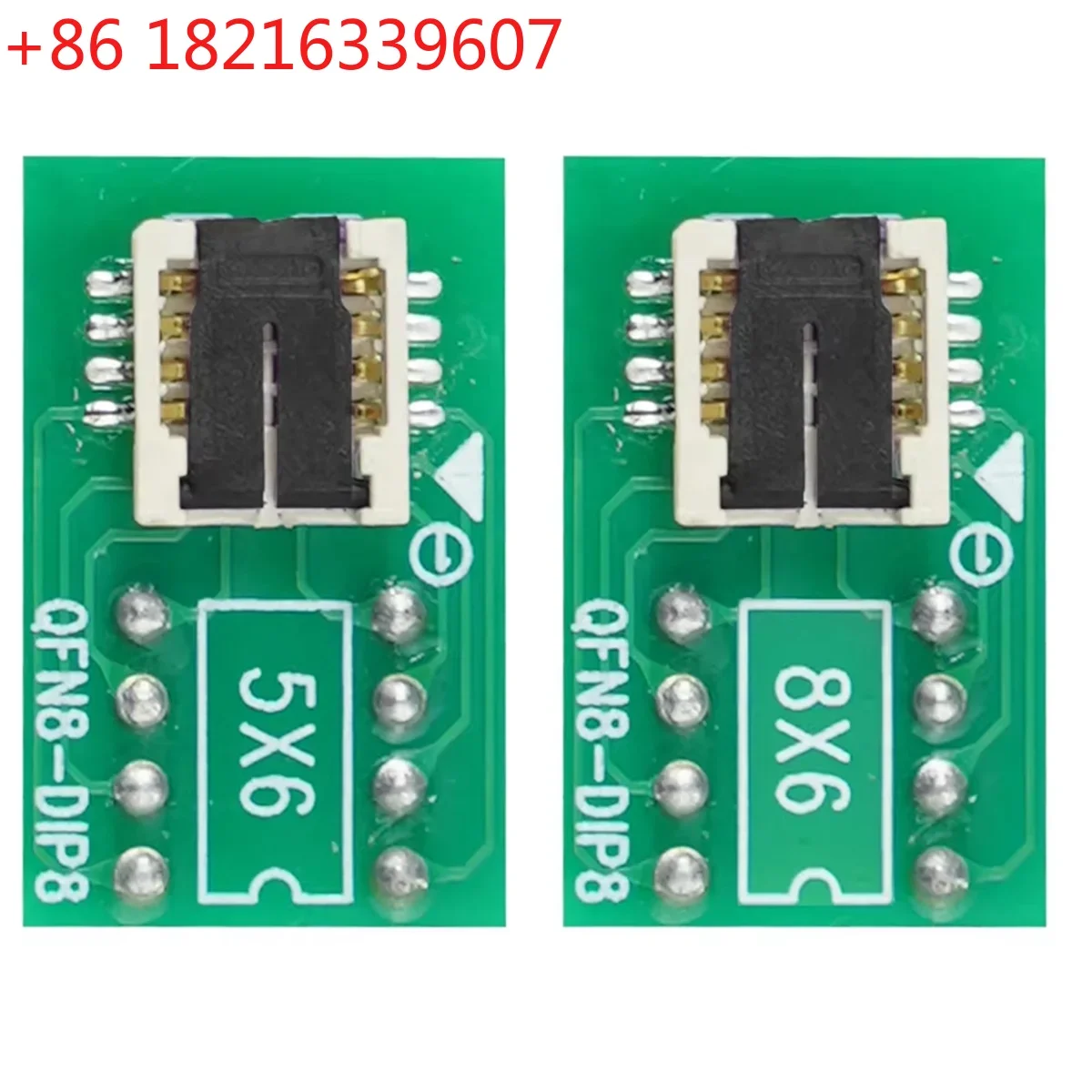 YAO NEW New WSON8/MLF8/MLP8 DFN8 to DIP8 Socket/Adapter 6x5MM and 8x6MM Chip for T48 TL866II RT809F/H CH341A EZP2023