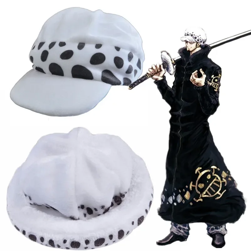 

New 2024 Anime Trafalgar Law Cosplay Costume Death Hat Surgeon Two Years Later Winter Cap