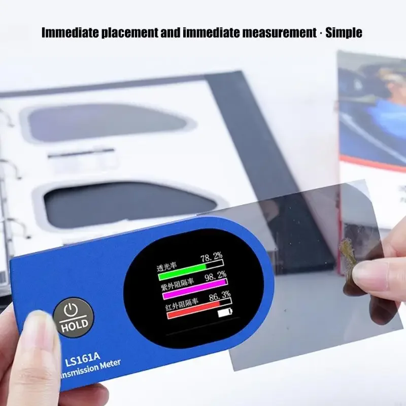 Para medición con detección de 940nm 1400nm y probador de tinte de ventana de alta precisión medidor de película Solar portátil