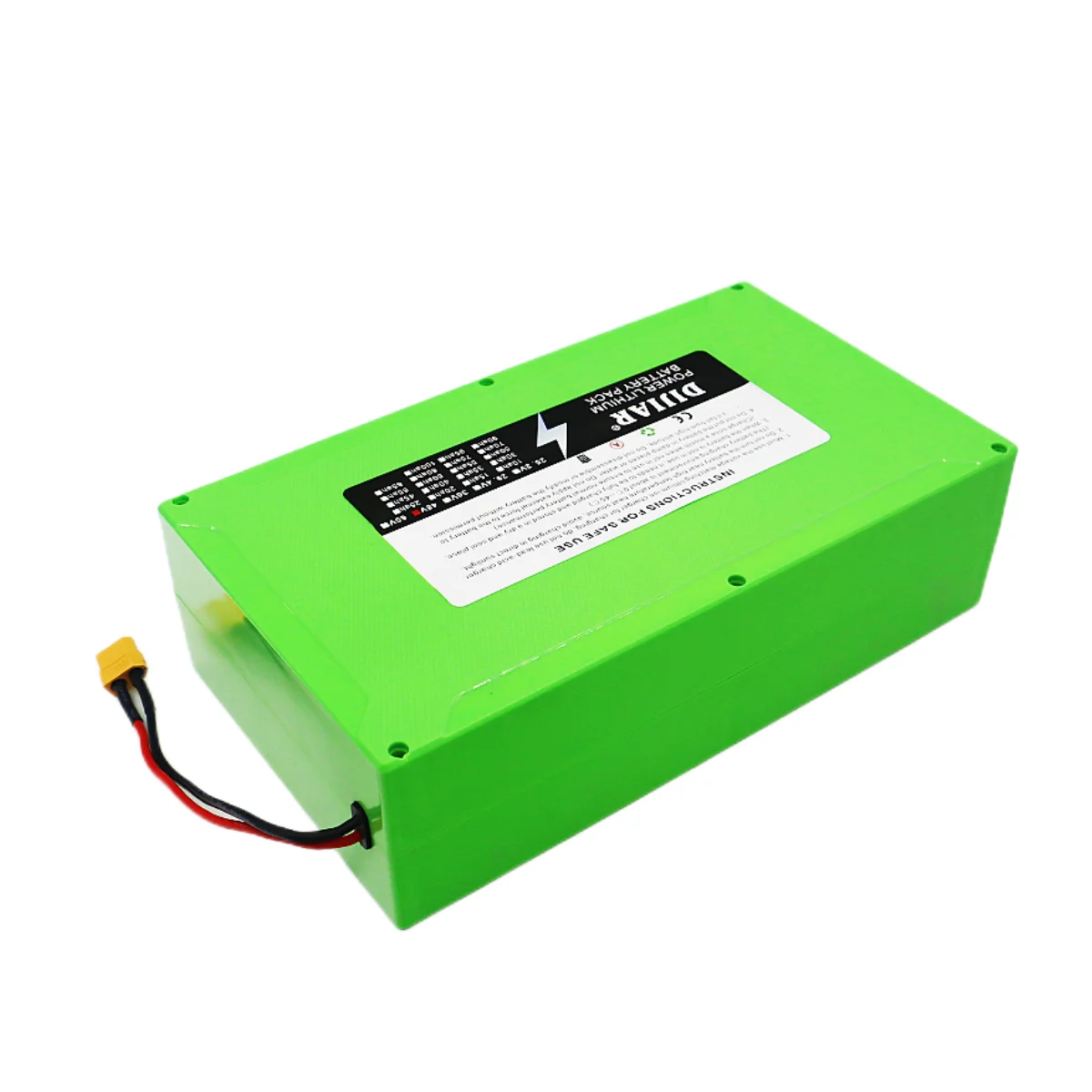 The new 48v20ah 100% brand new full capacity is suitable for the use of 800W1000W motors with powerful power