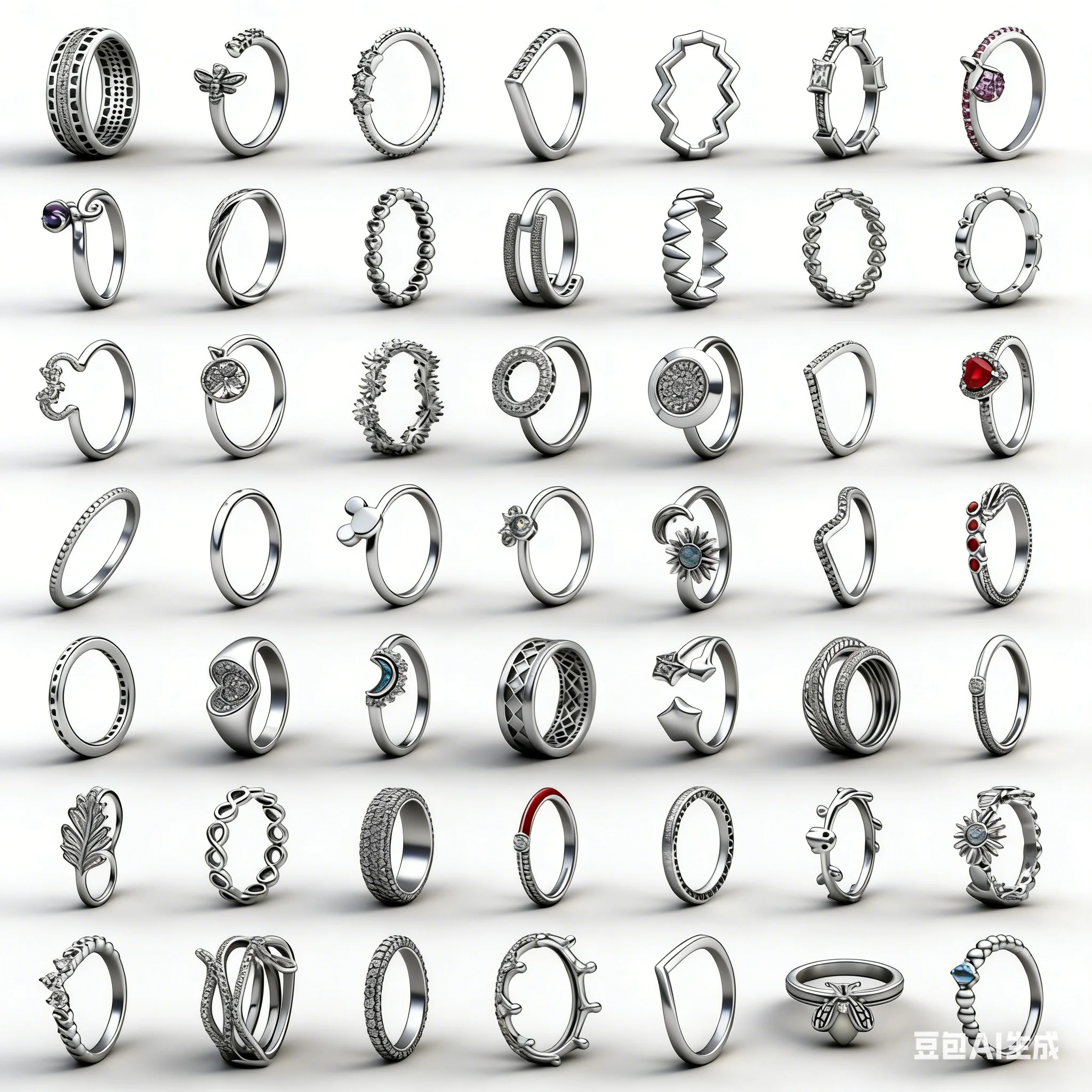 

Кольцо из серебра 925 пробы с красным светящимся камнем в форме сердца, снежинки и ромашки, свадебное, модное, изысканное украшение для женщин, подарок для мамы.