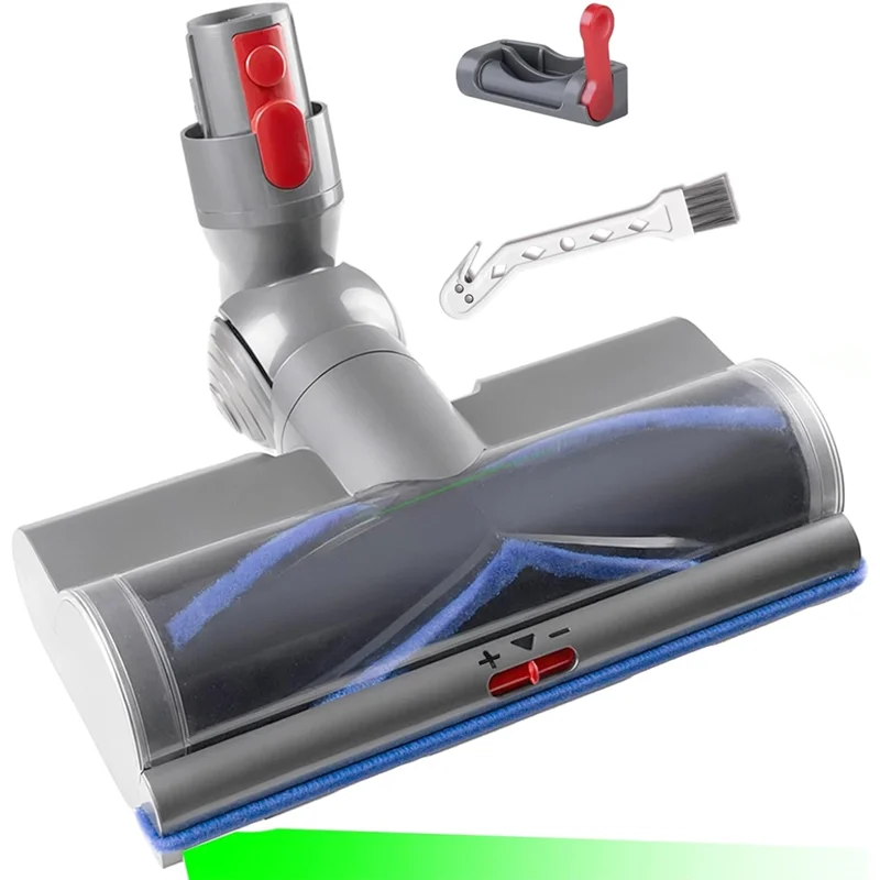 

A98I-Replacement Vacuum Cleaning Head With LED Green Lights,Adjustable Suction Slider For Dyson V8 V10 V11 V15 Cordless