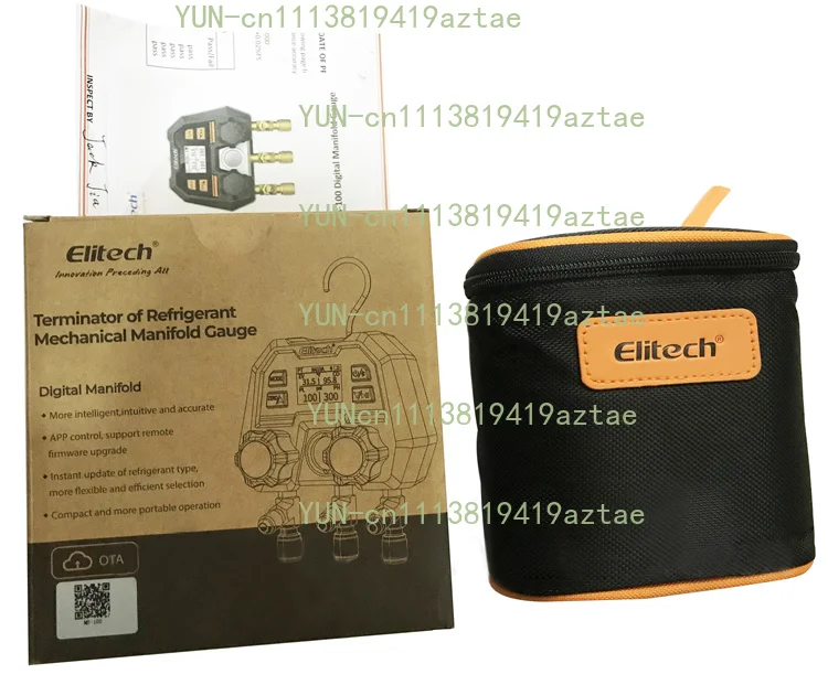 DMG-4B Elitech Smart Digital Manifold Gauge Subverse Traditional Pressure Gauge OTA Remote Firmware Upgrade