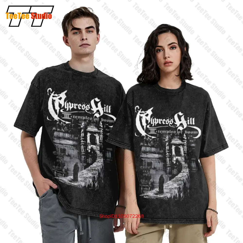 Cypress Hill Band Temples Of Boom Cotton Black S 234Xl Vintage Oversized T-Shirt Oh419 ZSG4