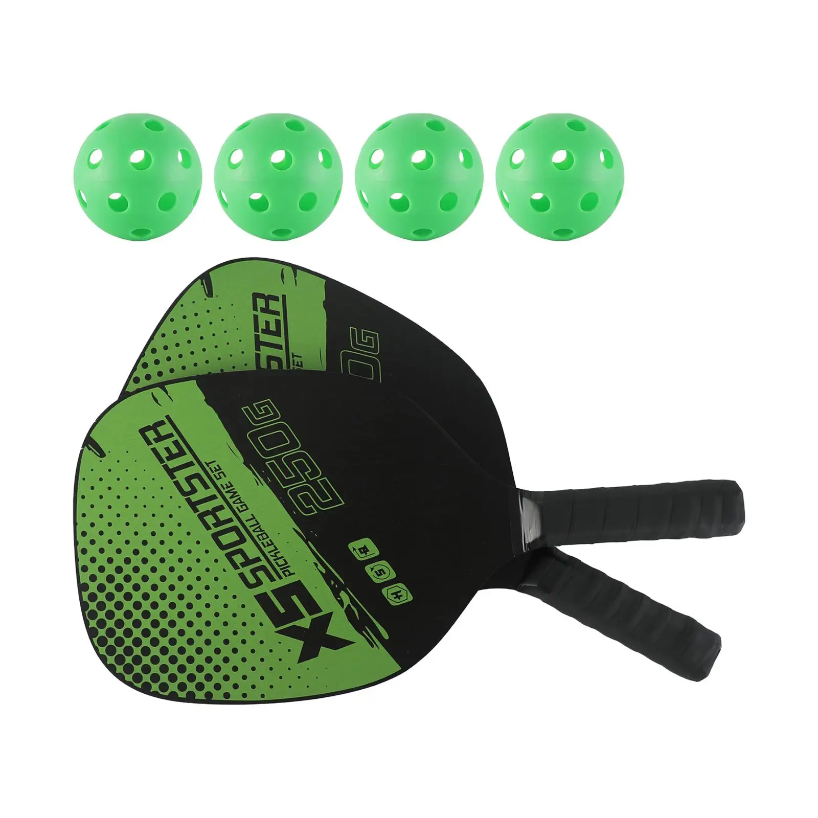 

Pickleball Paddles Set of 2 Comfort Grip Pickleball Racquets 2 Players