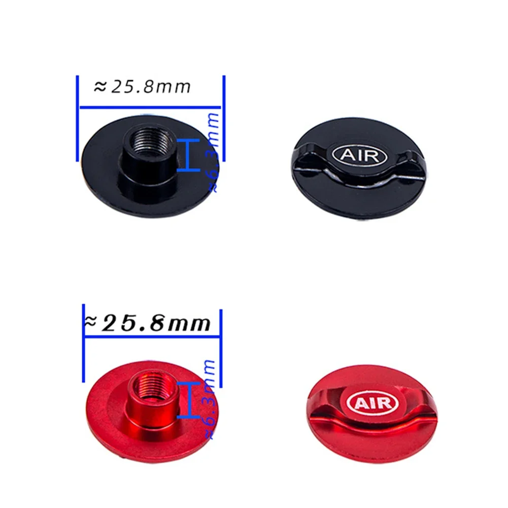 MTB Bike Front Suspension Fork Air Gas Valve Cap Bicycle Aluminum Protective Shoulder Cover Dust Cap Bicycle Accessories