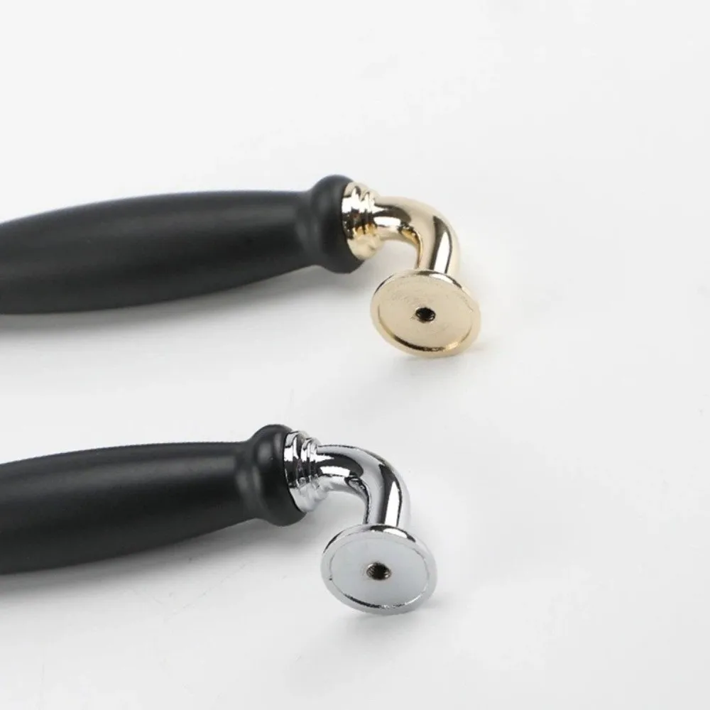 Hardware Black Drawer Knob Single Hole Modern Design Cabinet Handle Zinc Alloy Furniture Handle Kitchen Cabinet