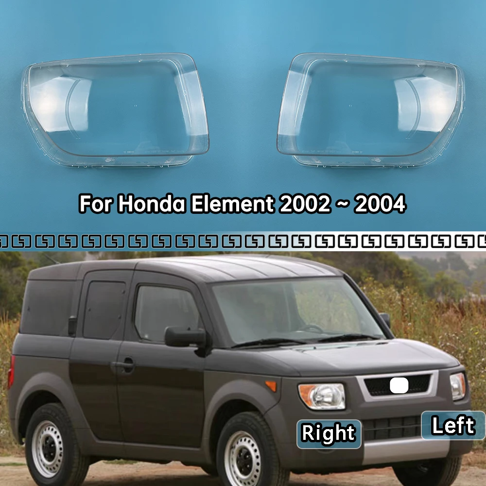 

For Honda Element 2002 2003 2004 Transparent Lampshade Headlamp Cover Lamp Shade Headlight Shell Lens Plexiglass