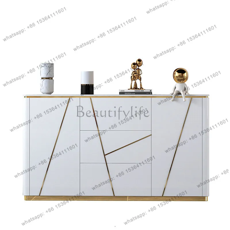 

2026 light luxury entrance simple modern home dining sideboard living room decoration storage