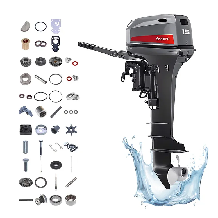 15HP 25HP 30 HP 40 HP 60 HP  2 Stroke Jet Propulsion Outboard Engine Heavy Duty Marine Boat Motor for Shallow Water Vessel