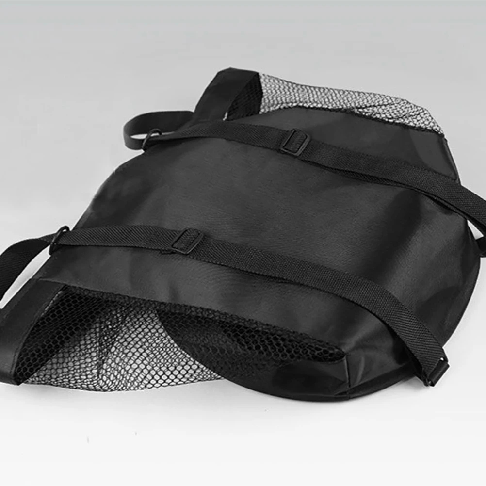 

2 pcs Sports Ball Bag Mesh Net Container Backpack for Soccer Football Volleyball Storage Water resistant Oxford Cloth Flat Base