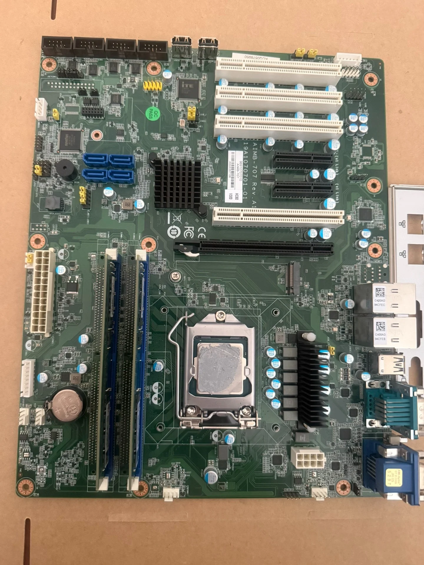 Spot Advantech Industrial Computer Main Board AIMB-707G2-00A1 10th Generation I9