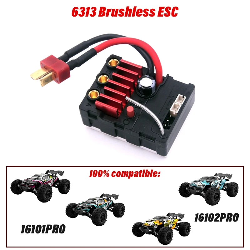 

RC интегрированный бесщеточный ESC пластик 35A 2S RC бесщеточный ESC портативный регулятор скорости для 1/16 RC SCY 16101 16102 16103 16201PRO