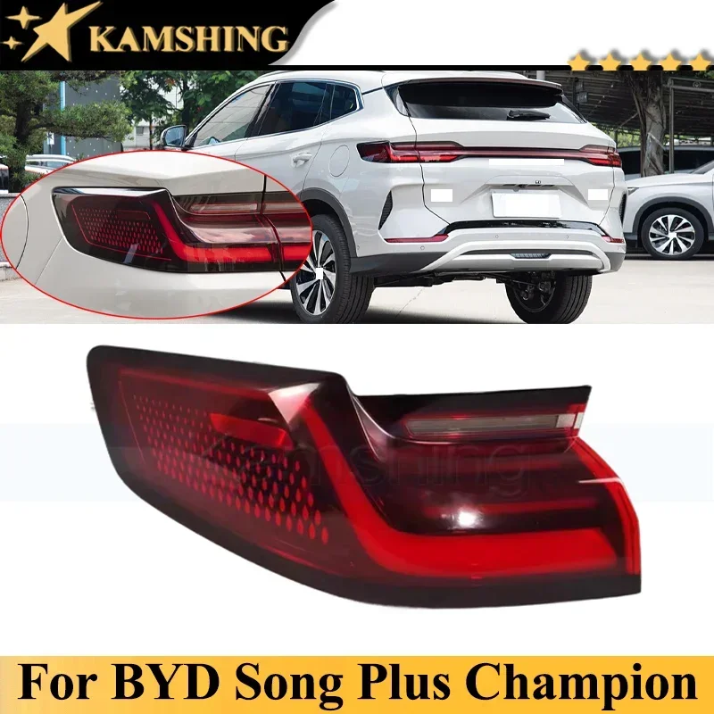 Kamshing Rear Bumper Tail Light Tail Lamp For BYD Song Plus Champion Version Taillight Taillamp Brake Light Turn Light Stop Lamp