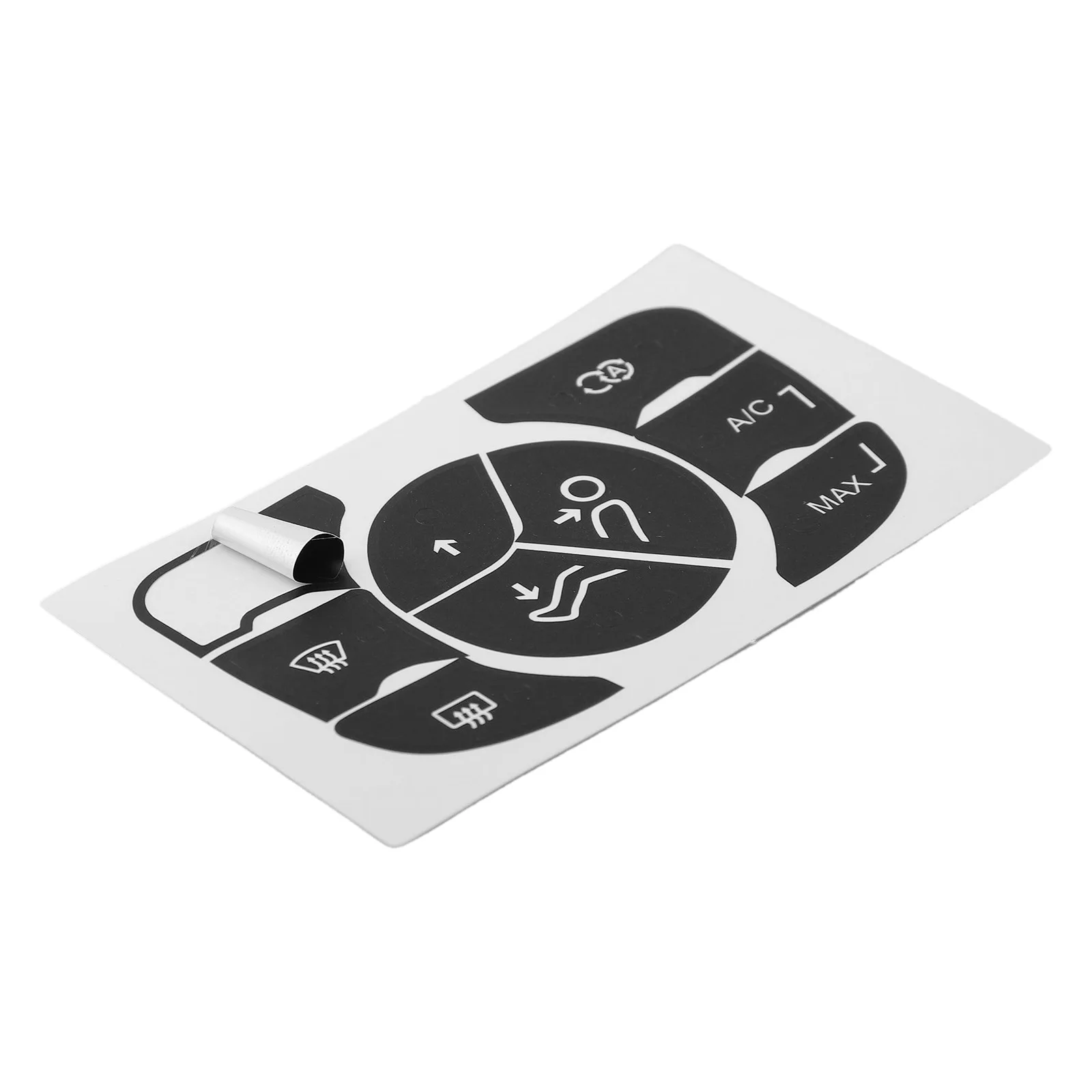 Car A/C Control Button Worn Repair Kit Decals Stickers For Citroen C4 2014-2018 Worn Button Repair Sticker Car Accessories