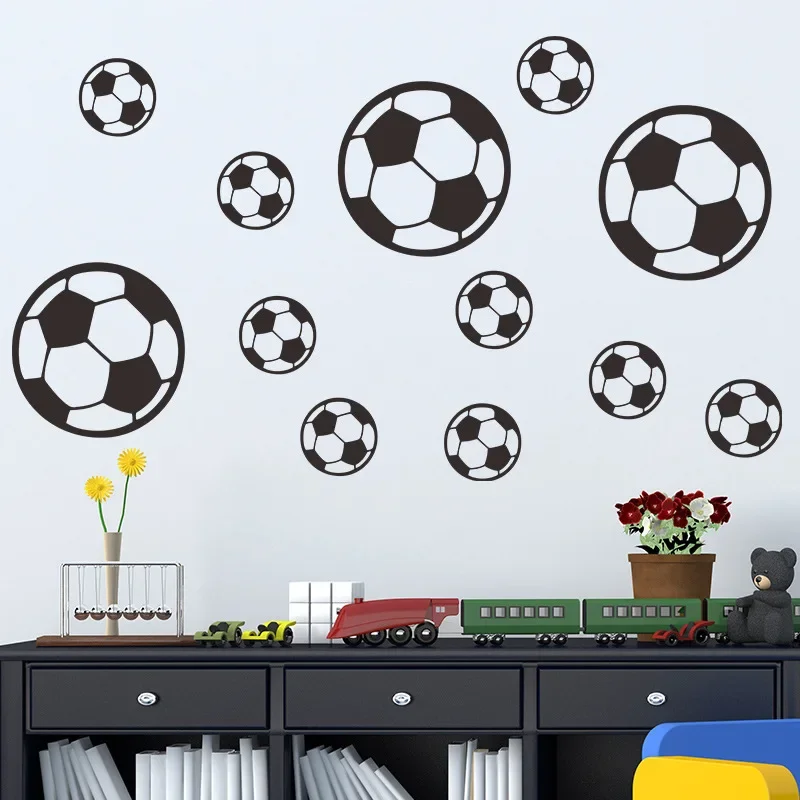 Wall Stickers Minimalist Football Boy Bedroom Classroom Gymnasium Beautification Decoration Wall Sticker Self-adhesive