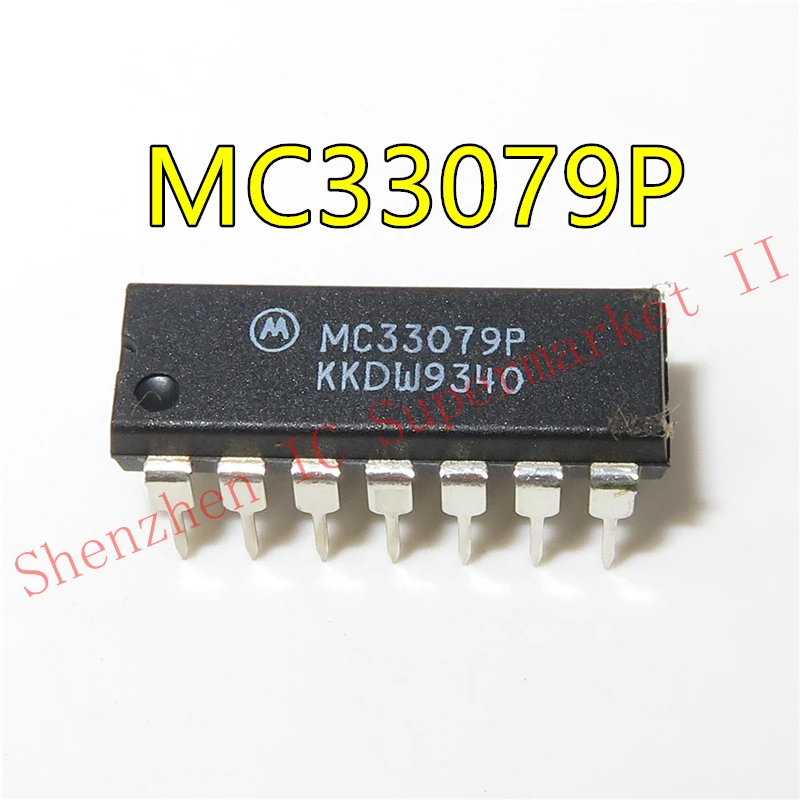 1pcs/lot MC33079P MC33079 DIP-14 In Stock DUAL/QUAD LOW NOISE OPERATIONAL AMPLIFIERS