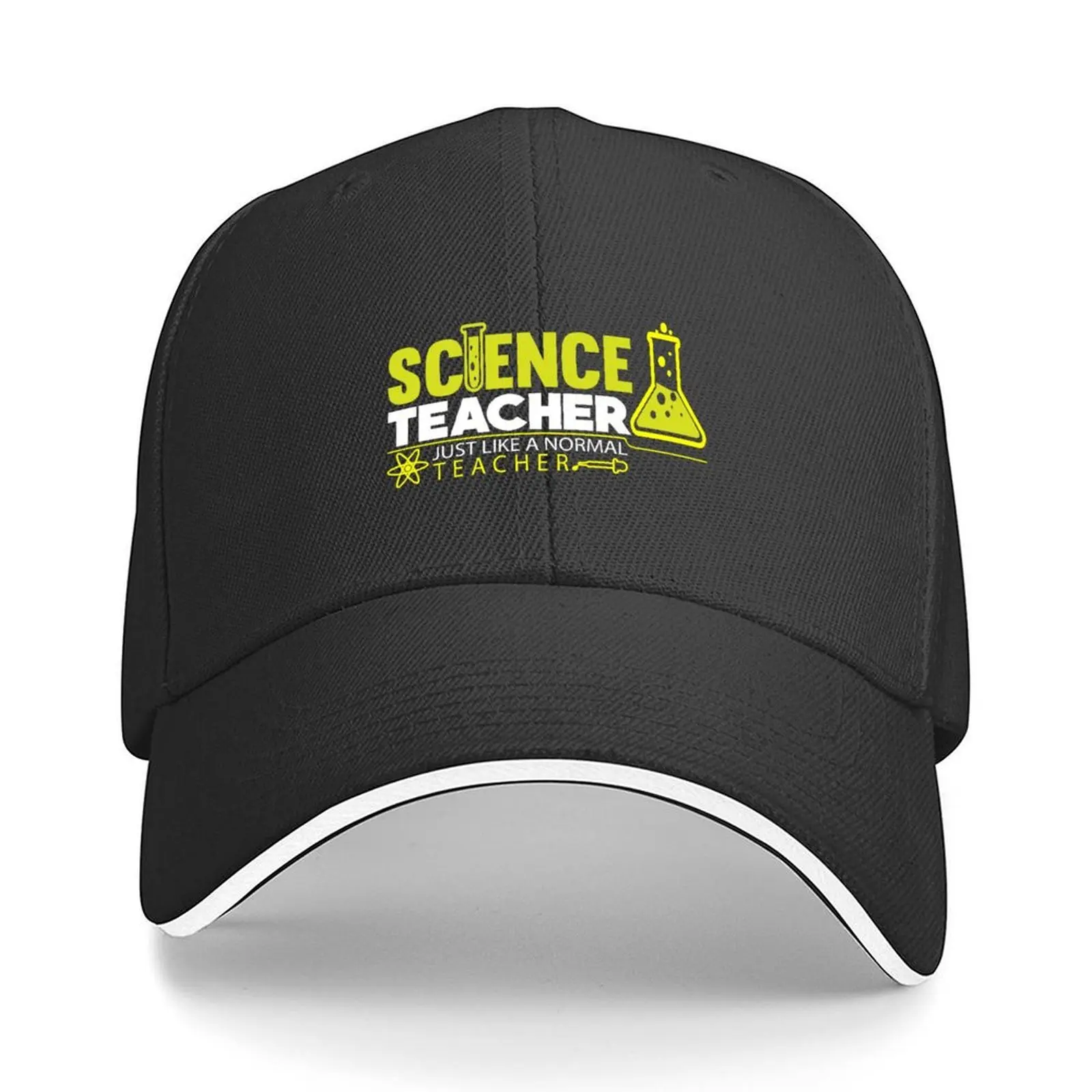 

Science Teacher Like A Normal Teacher But Cooler, Science Teacher Like A Normal Teacher, Much Cooler, Except Much C Baseball Cap