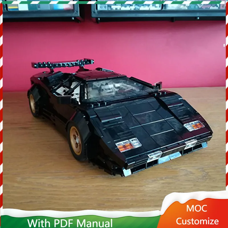 

1308 PCS Performance Black Racing Car Model Building Blocks Speed Vehicle Bricks Toys Kids & Adults DIY Assembly Christmas Gifts