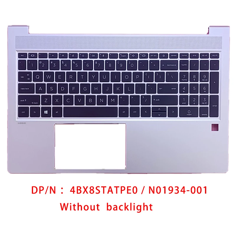 Accesorios para portátil HP ProBook 450 G9, reemplazo de reposabrazos/teclado sin retroiluminación, 4BX8STATPE0 / N01934-001