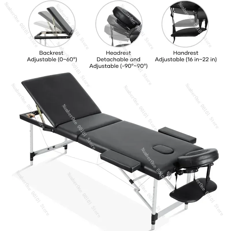 Careboda Portable Massage Table 3 Fold 23.6