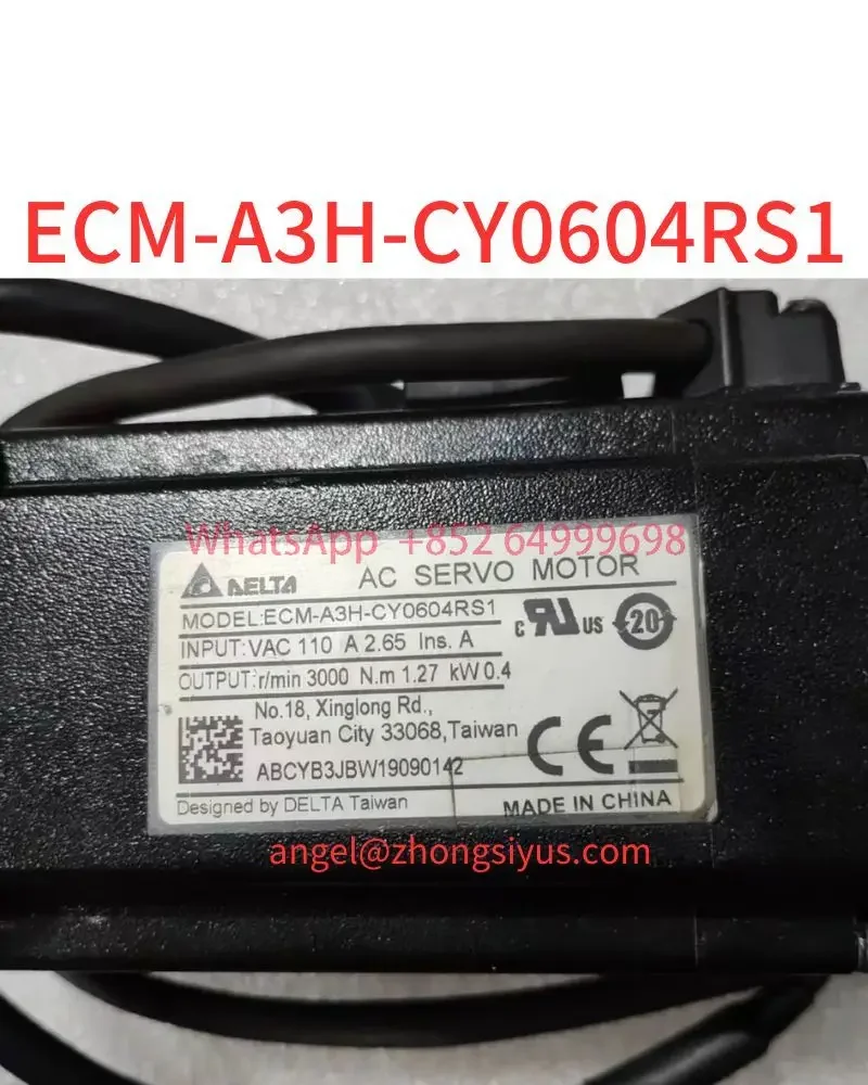 Used absolute value servo motor, ECM-A3H-CY0604RS1