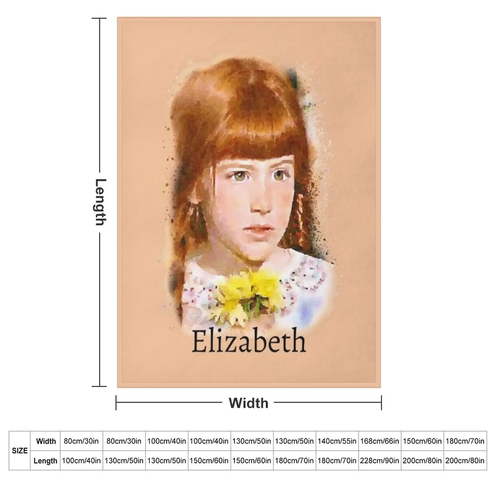 Elizabeth Walton Throw Blanket