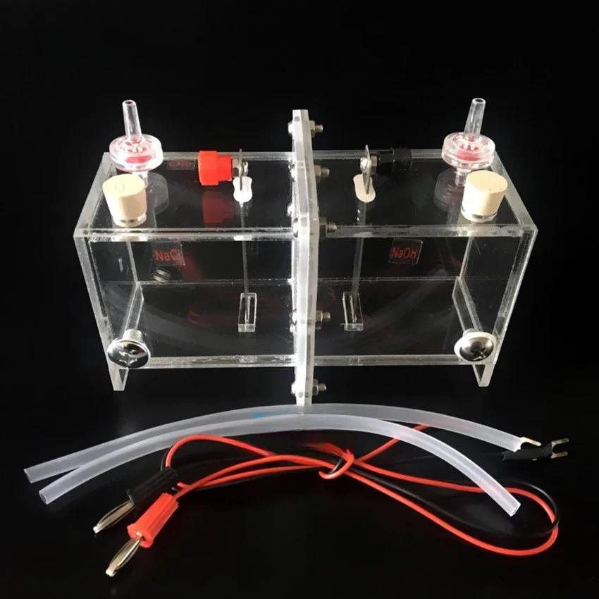 26063 Electrolytic Cell Demonstrator with Ion Exchange Membrane Platinum Electrode High School Chemistry Teaching Instrument