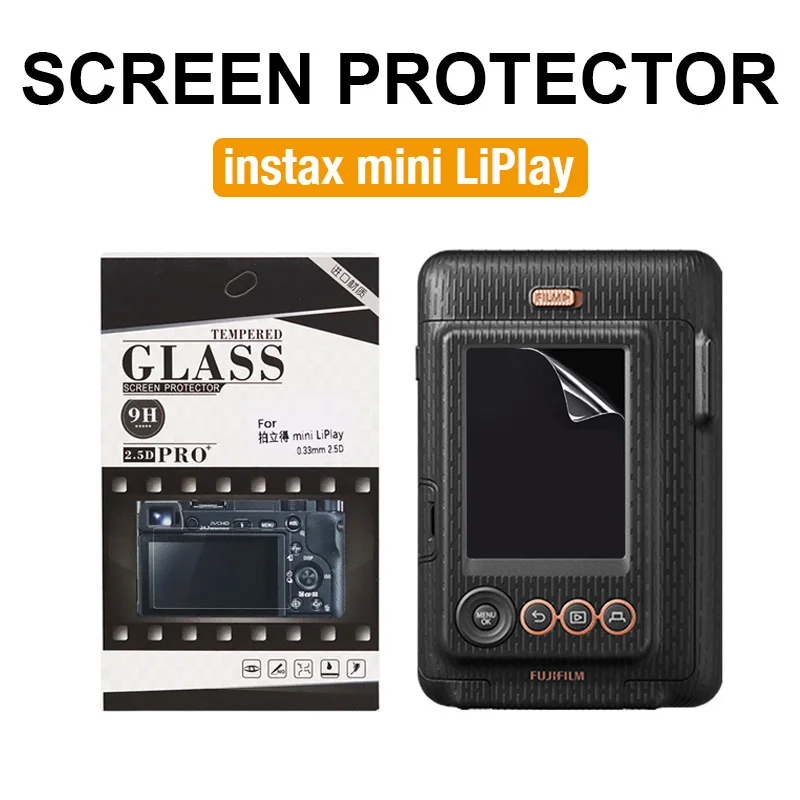 

Screen Protector Tempered Glass for Instax Mini LiPlay Camera CAB23